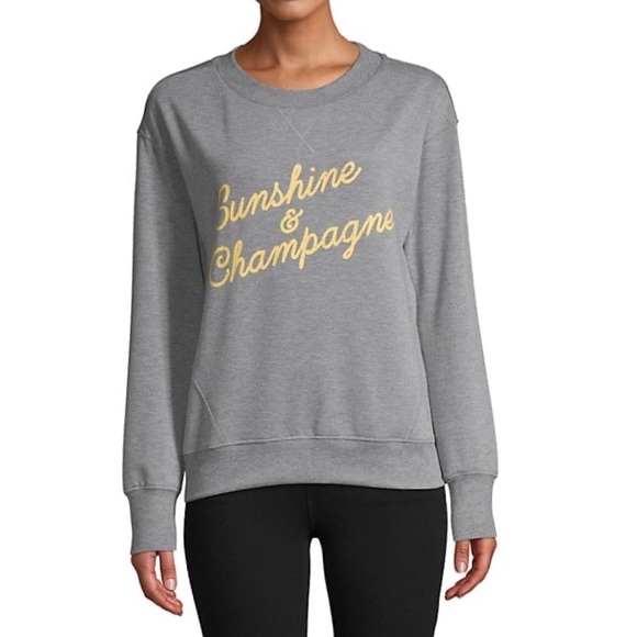 C&C California Tops - C&C California Sunshine & Champagne Sweatshirt  NWT